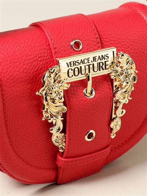 versace jeans red bag